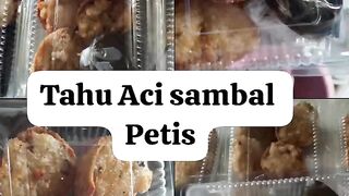 Tahu aci sambal petis