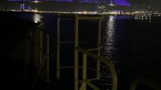Bridge at night