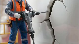 Tiny Rescue Team Fixes a Giant Broken Tooth 🦷 | Miniature Construction ASMR