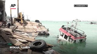 Video shows damage to Red Sea port town after Houthi attack kills 7
