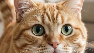 Orange cute cat