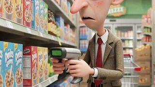 Bean and the Runaway Shopping Cart 😂🛒 | Funny 3D Cartoon Slapstick Comedy