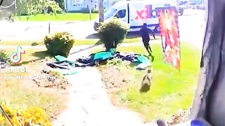 Dog Attacking The Delivery Man 🤣