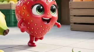 🍌 বনাম 🍓 — কে জিতবে এই মজার দৌড়ে? 😂
