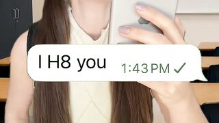 I hate you