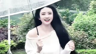 In the rain