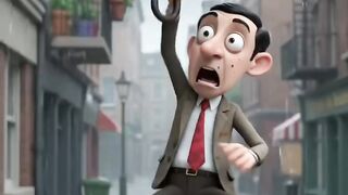 Bean and the Flying Umbrella 😂☔ | Hilarious 3D Cartoon Comedy