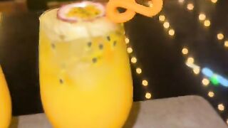 Fresh Passion Fruit Cocktail! Would You Try This? 💛✨