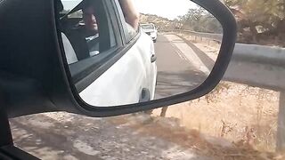 Driving with German friends to imasouane