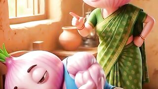 পেঁয়াজ 🧅 VS আনারস 🍍 — শেষ পর্যন্ত কে জিতল? 😂🔥 #Shorts