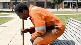 Jesus rewarded a kind pregnant woman with a tent full of cash for helping a resting street worker.