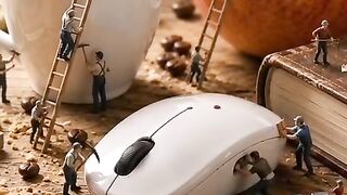 Tiny People in a Giant World! 😱 | Amazing Miniature Workers