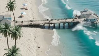 They yelled “ACTION”… and then Miami Beach disappeared 🌊😳
