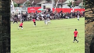Goal pembuka escobar 1 ~ 0 untuk keunggulan TJ Group Jipang