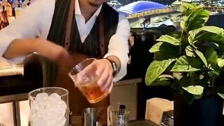 High-End Cocktail, LOW-Class Ingredient! 😳 Bartender's Disgusting Secret!🐛#cocktail #drink #mixology