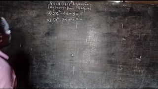 Factorisation methods for obtaining the roots of a quadratic equations