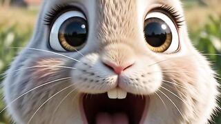 Hungry Bunny in the Magical Cornfield 🐰🌽 | Cute 3D AI Video