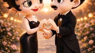 When Betty Boop Met Charlie Chaplin: A Vintage Love Story