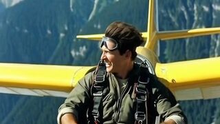 Top Gun Vibes: Maverick’s Epic Flight in the Mountains ✈️⛰️