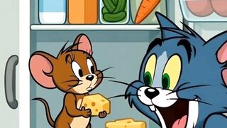 Tom & Jerry Fridge Raid: Caught with the Cheese!