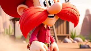 Yosemite Sam’s Wild West Showdown: Don't Mess with the Mustache!