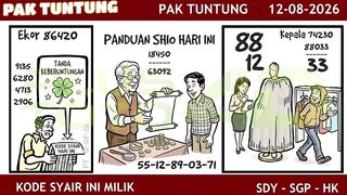 🔮 Kode Syair Pak Tuntung - 12 Agustus 2026 🔮 #PakTuntung