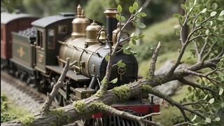 Tiny Train Track Rescue 🚂🌲 | Saving Mini World ASMR