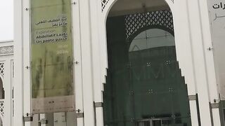 Appreciating Artworks at Rabat Museum, Morocco