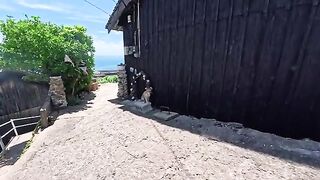 Aggressive touting is taking place near the café at the top of the hill on Cat Island.