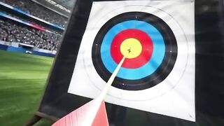🎯 One by one, everyone gets a shot! 🏹🔥Let’s see who can hit the target! 😎⚽Who’s hitting the bullseye? 🎯😂