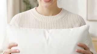 Is your sofa looking a little flat? Try this simple pillow upgrade!