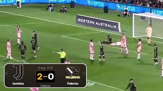 Juventus berhasil mengalahkan Palermo  dengan skor 2-0