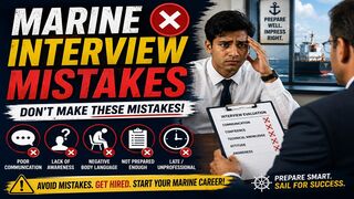 Marine Interview Mistakes to Avoid ⚠️ | Merchant Navy Interview Tips