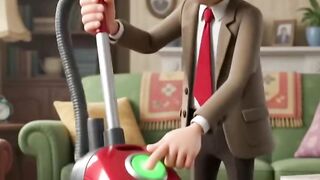 The Runaway Vacuum Cleaner | Funny 3D Cartoon Comedy | ToonVerse