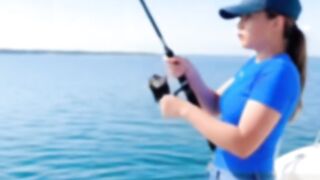 Fishing on boat