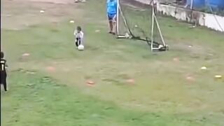 he scores