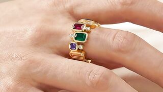 Trending Style: Most Stunning Stone Rings That Look Pure Luxury 💍 | mesam fashion life 2
