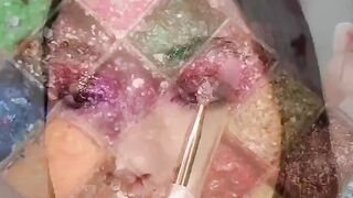 latest gillter makeup for women 2026#glittermakeup #makeup #shorts #glitter #beauty 7