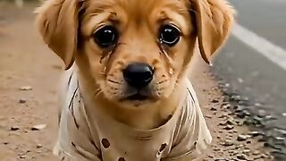 Nobody Noticed ThisPuppy untilthe whole village saw his kindness❤️🙈 #tanding #catum