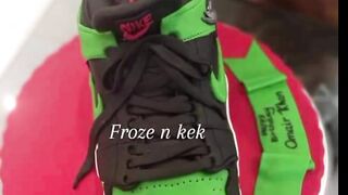 Cake Decorating Ideas |Fondant Cake | Chocolate Cake | Semi Fondant Cake #myfamilyframe  #shorts