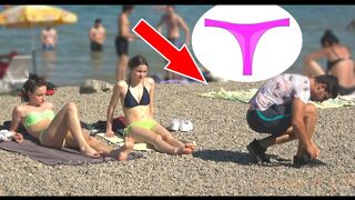Man Thong Prank at Beach - Best of Just For Laughs
