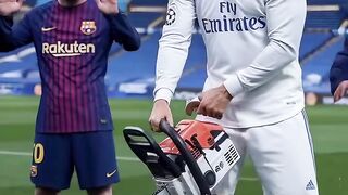 Two GOATs. One unforgettable moment. 🐐⚽ Messi x Ronaldo — football history in one frame. ❤️‍🔥