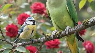 Burung Ekek di Ranting Pohon