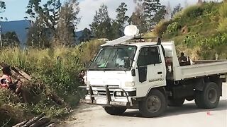 Solar truck.