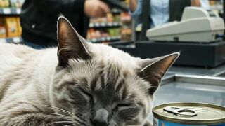 This Cat Makes a Scene in the Store! 😱🐱😂