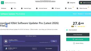 IObit Software Updater Pro 9.0.0.6 Crack + License Key [2027]