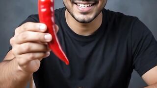 He Said Easy Then Ate THIS Chili! 😂🌶️🔥 #Shorts
