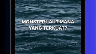Monster Laut Terkuat, Pilihanmu Siapa? 🌊👹 #ocean  #radex #fyp