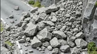 Tiny Mountain Road Rescue ⛰️🚧 | Saving Mini World ASMR