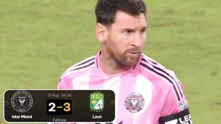 Club León berhasil mengalahkan Inter Miami  dengan skor ketat 3-2